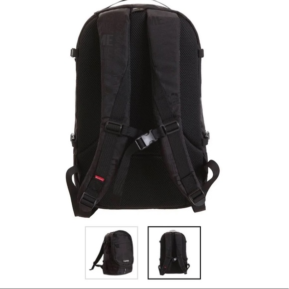 Black SS19 Supreme Backpack - Picture 2 of 2